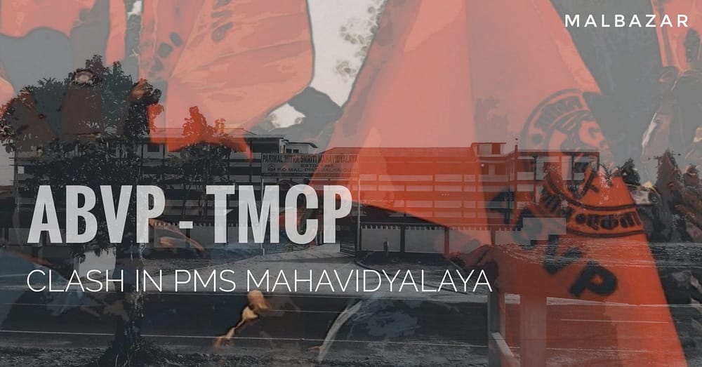 ABVP TMC Clash PMS Mahavidyalaya Malbazar-01